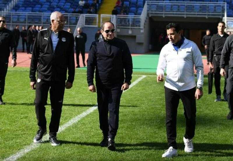 وزير الرياضة: زيارة الرئيس حافز كبير للاعبي المنتخب ومدينة مصر الأوليمبية ”صرح عالمي”