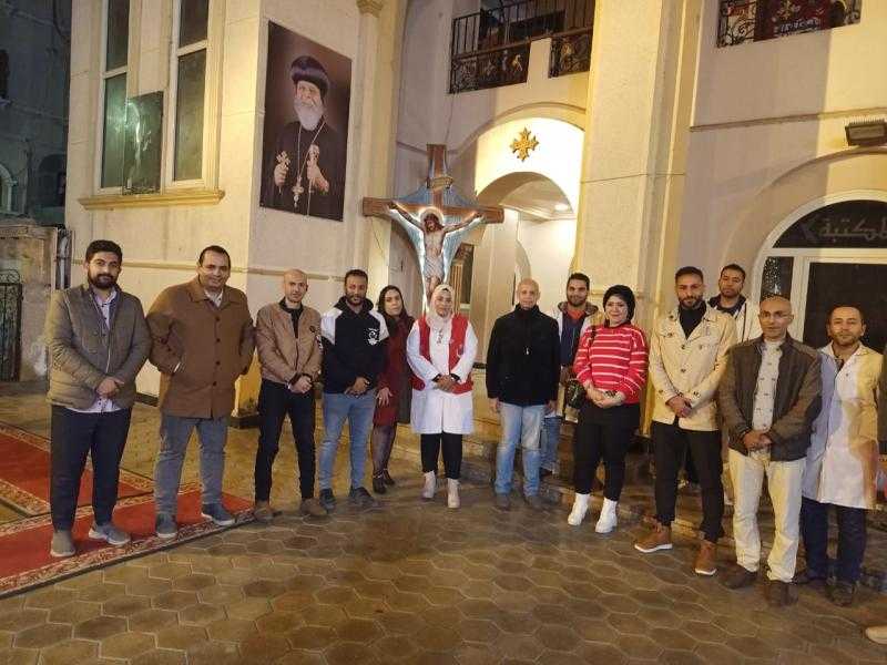 انتشار الفرق الطبية بكنائس الشرقية تزامنا مع احتفالات عيد الميلاد