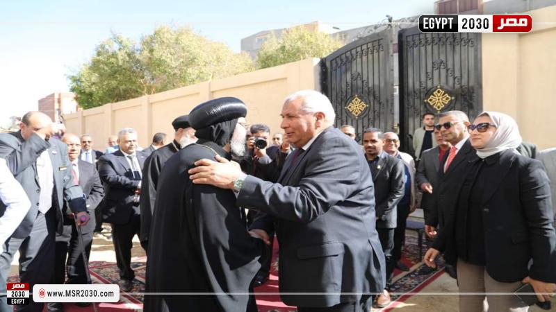 جانب من تقديم التهنئة 