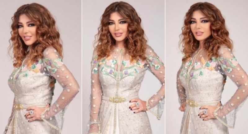إطلالة سميرة سعيد بالقفطان المغربي