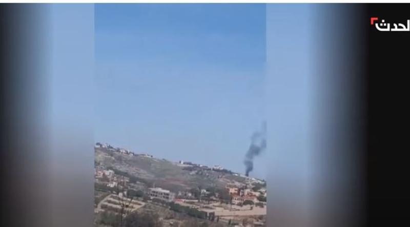 لقطات أولية من موقع استهداف إسرائيل القيادي بحزب الله.. «فيديو»