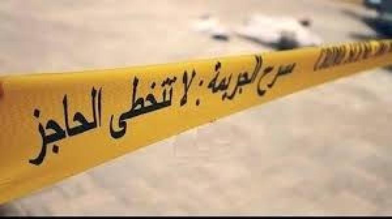 الادلة الجنائية تعاين مسرح العثور على جثة محام