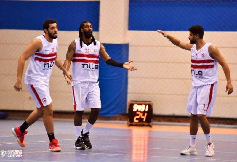 الزمالك يفوز على القناة في دوري السلة
