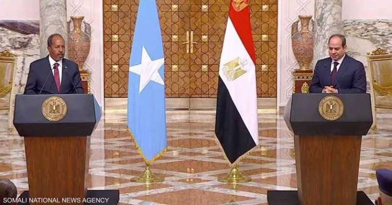 السيسي ورئيس الصومال