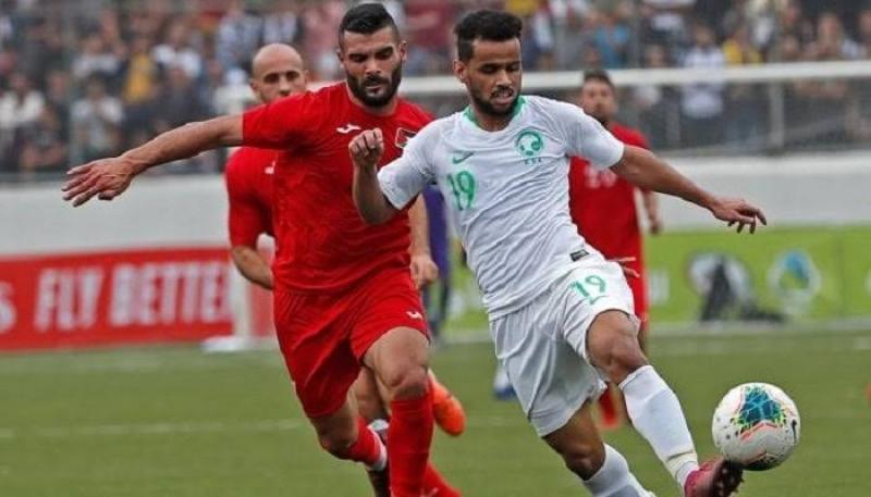 التعادل السلبي يحسم مواجهة السعودية وفلسطين الودية قبل أمم آسيا