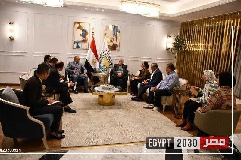 محافظ جنوب سيناء يستقبل رئيس جامعة الملك سلمان الدولية