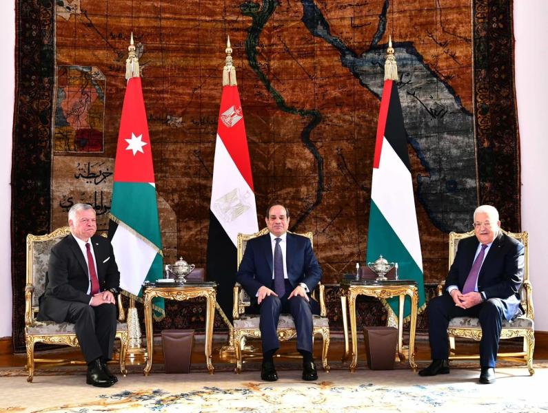 اليوم.. قمة أردنية مصرية فلسطينية في العقبة