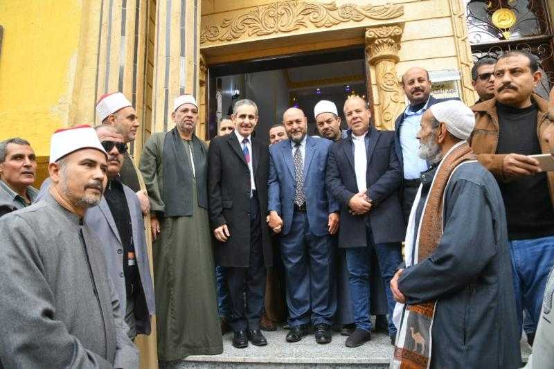 بالجهود الذاتية.. محافظ الغربية يفتتح مسجد بسيون