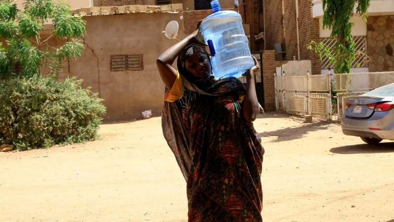 أزمة المياه في السودان 