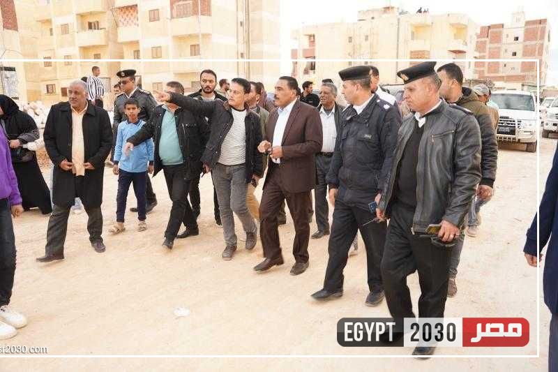 محافظ مطروح يتفقد أعمال توفير مزيد من البنية التحتية