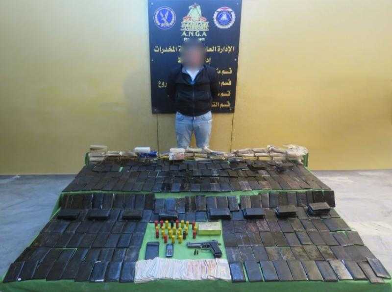 ضبط 820 طربة حشيش فى القليوبية قبل ترويجها