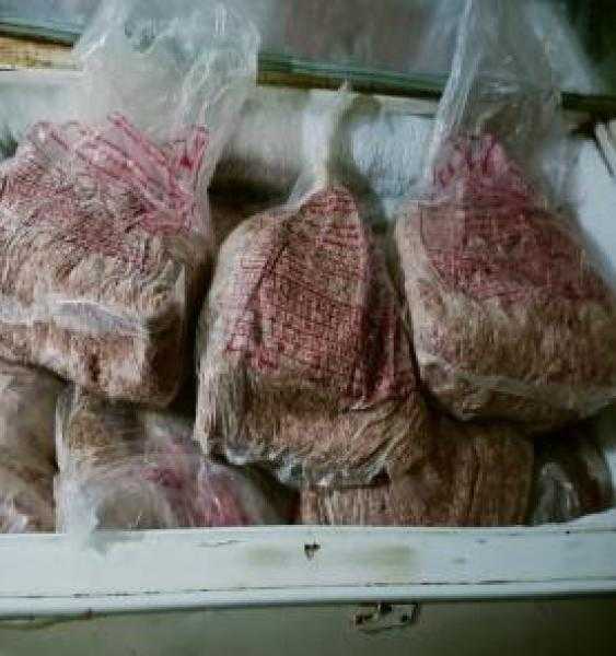 مباحث القاهرة تضبط مخزنا بداخله 1.2 طن لحوم فاسدة في حدائق القبة