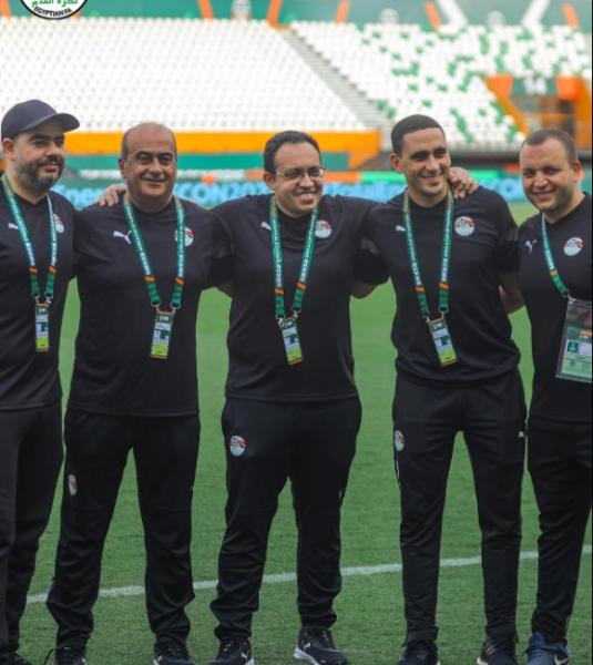 جولة تفقدية لمنتخب مصر في استاد «فليكس» قبل انطلاق أمم إفريقيا