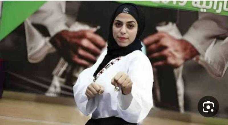 استشهاد البطلة نغم أبو سمرة أسطورة الكاراتيه في غزة إثر قصف إسرائيلي