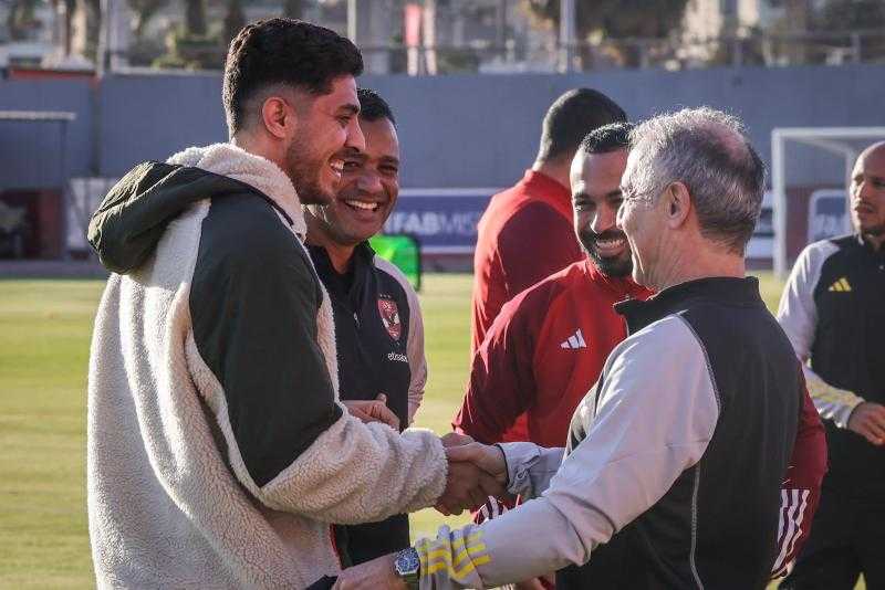 محمد شريف يزور مران الأهلي