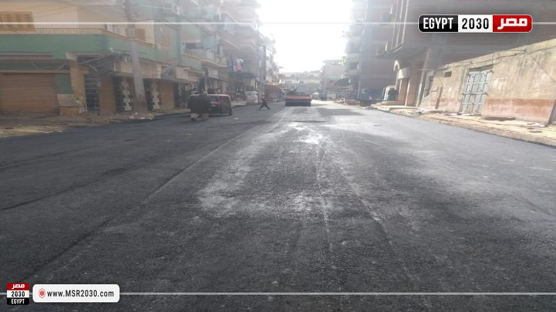 جانب من اعمال الرصف