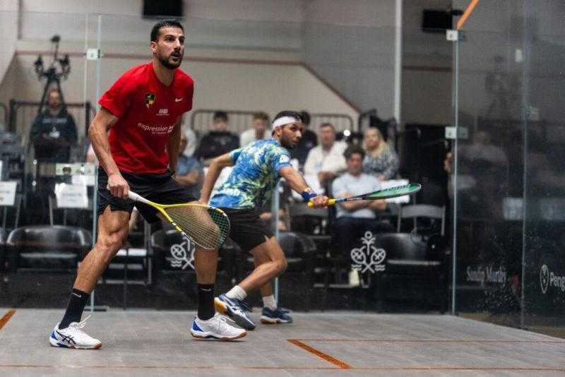 مازن هشام يتأهل لنصف نهائي بطولة فلوريدا المفتوحة للاسكواش