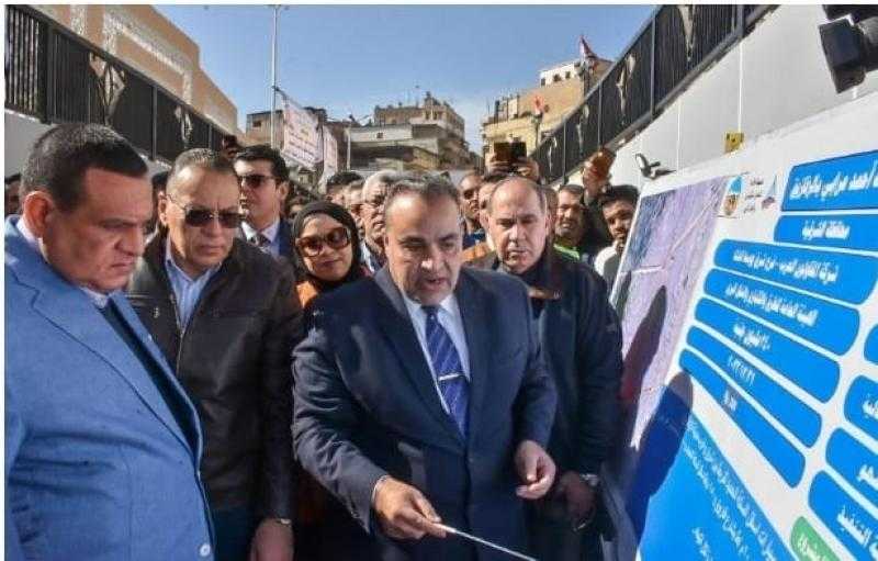 وزير التنمية المحلية ومحافظ الشرقية يفتتحان مشروع إنشاء نفق عرابي أسفل السكة الحديد بالزقازيق