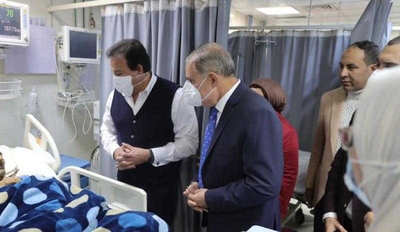 وزير الصحة يتفقد مركز أبحاث أمراض الكبد والقلب بكفر الشيخ