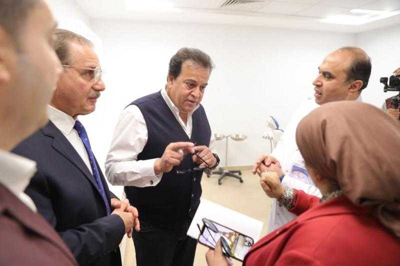 وزير الصحة يتفقد مستشفى مركز أورام كفر الشيخ الجديد ويشيد بمستوى التشييد والتجهيز