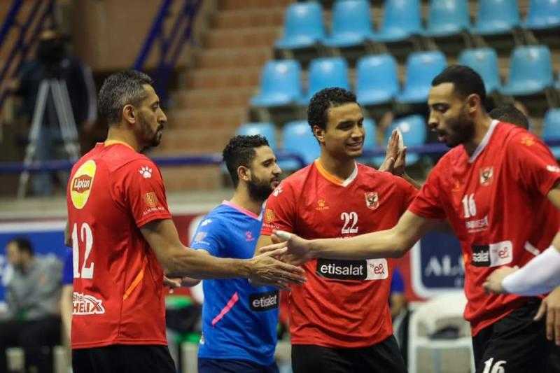 «رجال طائرة الأهلي» يحل ضيفًا على سبورتنج في الدوري