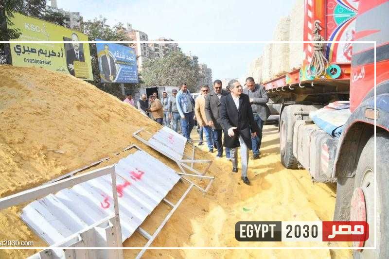 محافظ الغربية يتابع مشروعات الرصف والتطوير بمركز ومدينة طنطا