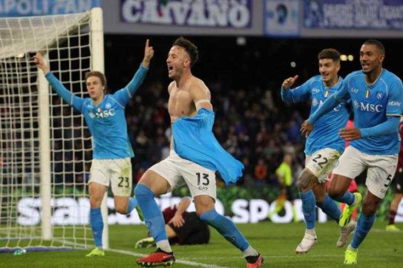 في الدقائق الأخيرة.. نابولي يفوز على ساليرنيتانا بالدوري الإيطالي