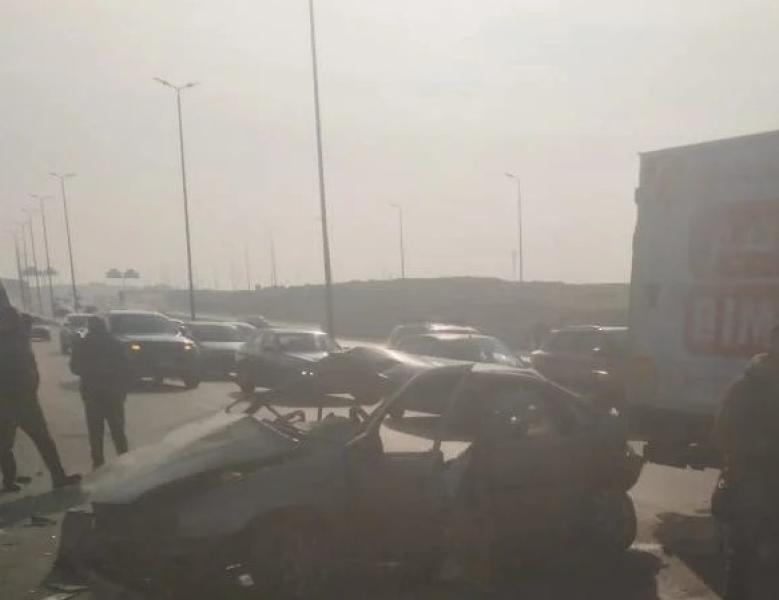 مصرع وإصابة 6 أشخاص في حادث تصادم مروع بـ كوبري سمير غانم