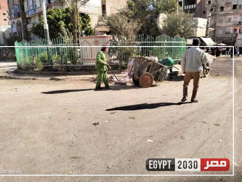 استمرار حملات النظافة وتمهيد الطرق ودعم منظومة الإنارة بمراكز المنيا