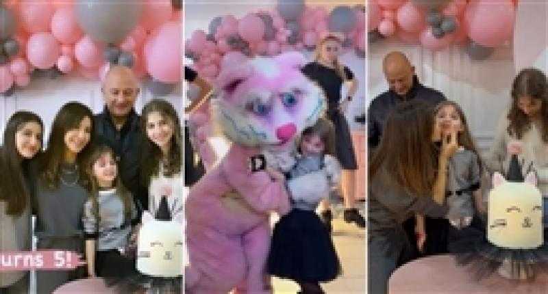 ابنة نانسي عجرم تتحول لـ قطة في عيد ميلادها