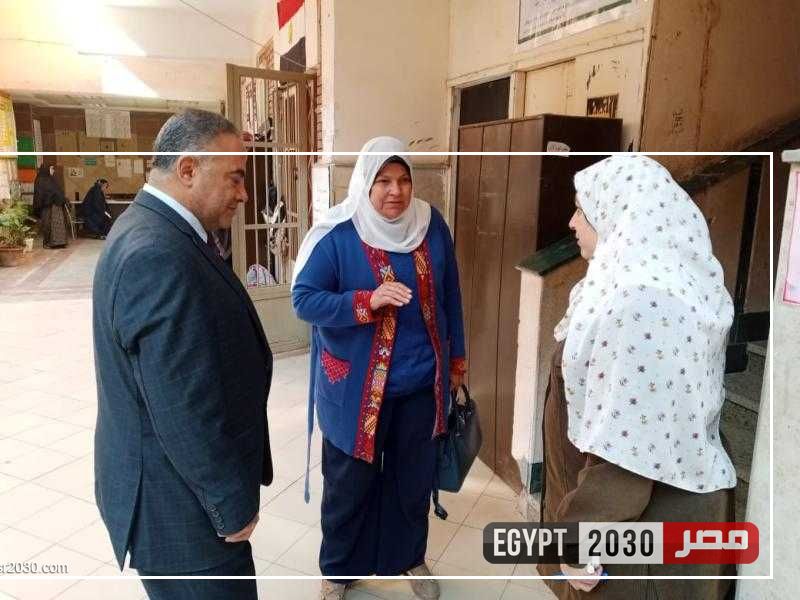 أماني قرني تتابع امتحانات الفصل الدراسي الأول بشرق الفيوم