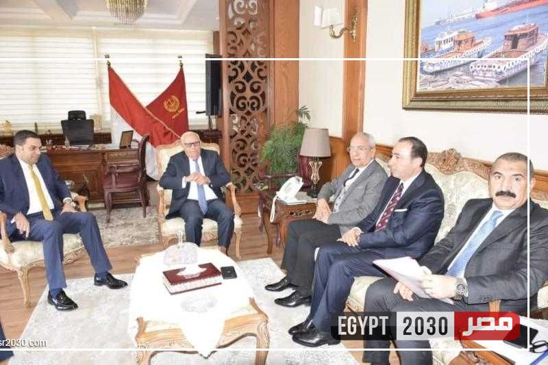محافظ بورسعيد يستقبل رئيس الشركة القابضة للنقل البري والبحري