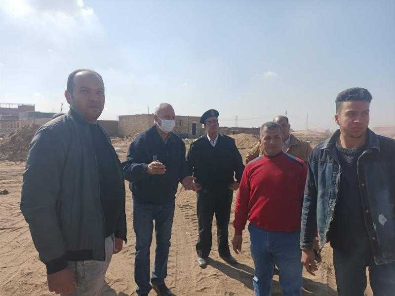 محافظ القليوبية يستكمل إزالة تعديات المقابر بأرض جمعية النصر بالخانكة