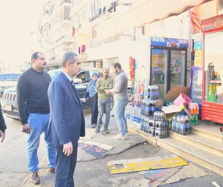 محافظ الغربية يقود حملة مفاجئة لإزالة الإشغالات بطنطا