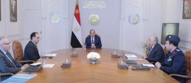 تفاصيل اجتماع الرئيس السيسي بوزيري الزراعة والري