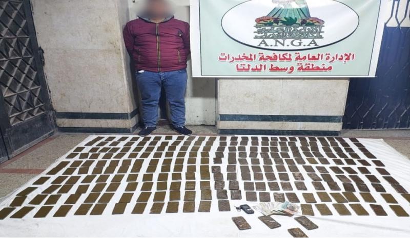 المتهم والمضبوطات 