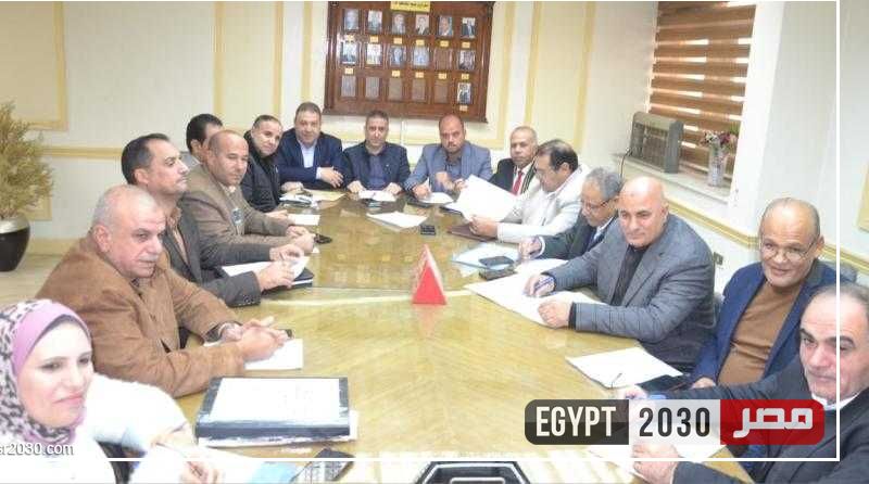 انعقاد اجتماع مجلس إدارة مشروع الرصف الإنتاجي بالبحيرة