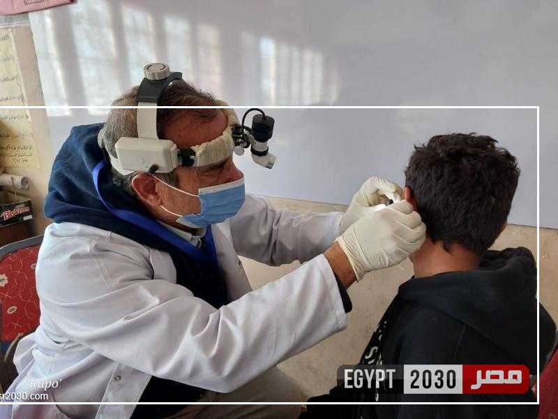 إطلاق قافلة طبية بقرية أم الرزق تردد عليها 1409 مواطن بدمياط