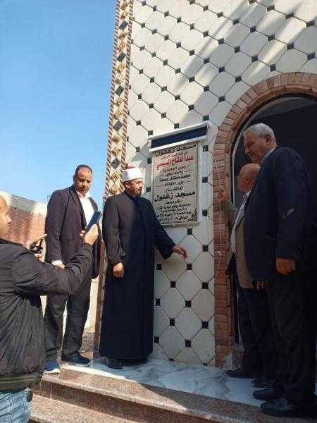 افتتاح مسجد زغلول بإيتاي البارود بالبحيرة