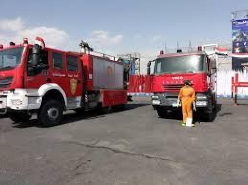 السيطرة على حريق شب أعلى فندق شهير بالدقي بالجيزة