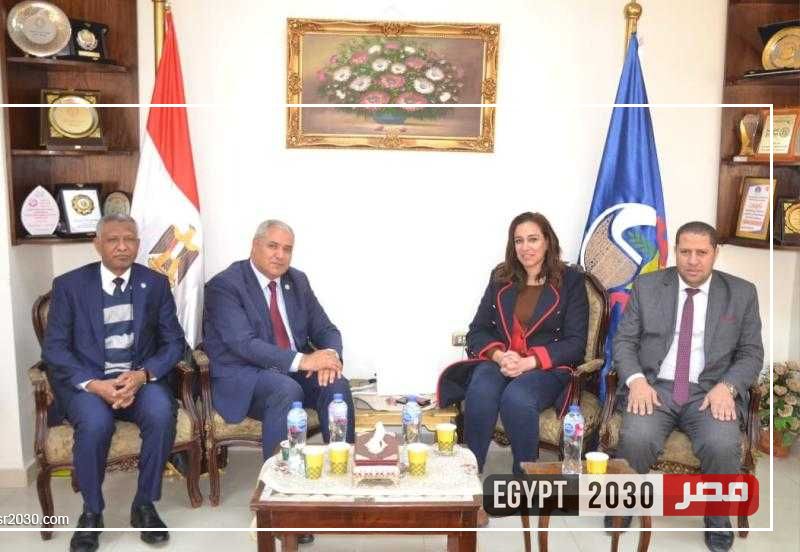 نائب محافظ البحيرة تستقبل وفد منظمة «الفاو»