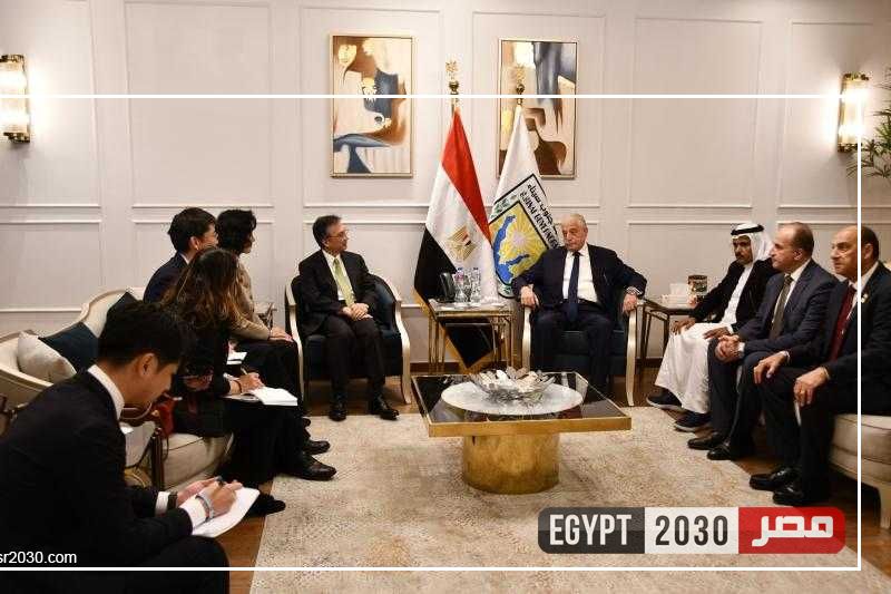محافظ جنوب سيناء يستقبل السفير الياباني بالقاهرة