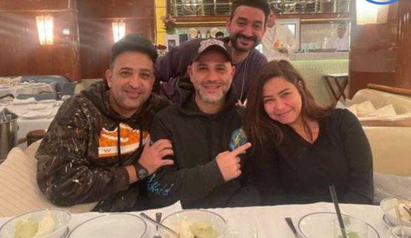 برفقة عزيز الشافعي.. أحدث ظهور لشيرين عبد الوهاب