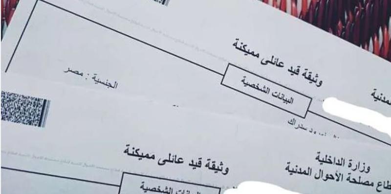 مصدر أمنى يكشف عن إجراءات استخراج القيد العائلي الإلكتروني والأوراق المطلوبة