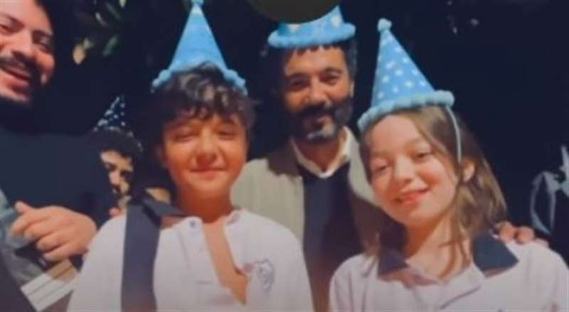 خالد النبوي يحتفل بعيد ميلاد منى أحمد زاهر وآدم وهدان 
