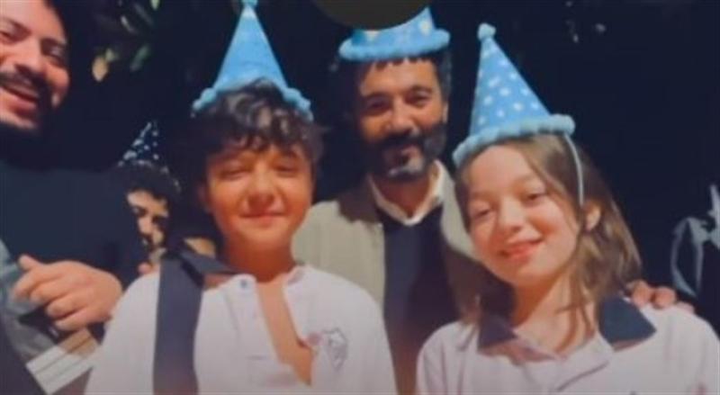خالد النبوي يحتفل بعيد ميلاد منى أحمد زاهر وآدم وهدان في كواليس ”إمبراطورية ميم”