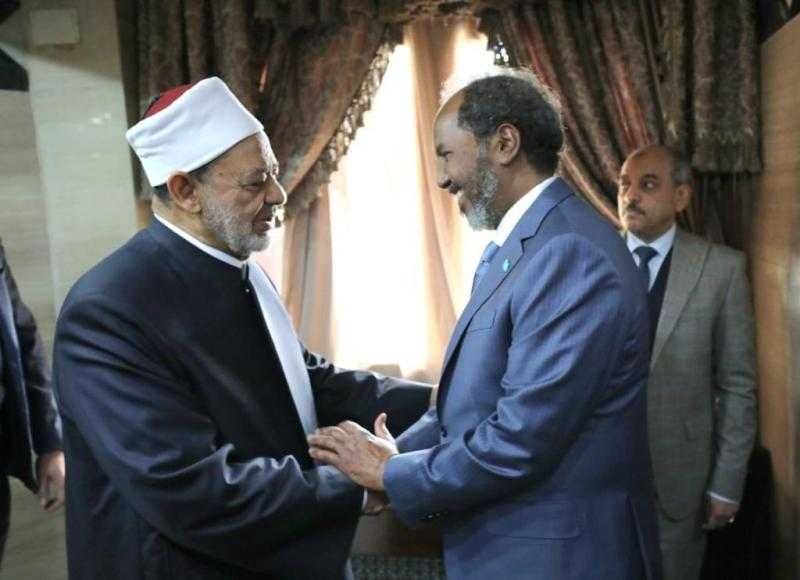 الإمام الأكبر يستقبل الرئيس الصومالي.. والأخير: نحن في حاجة لعلماء الأزهر ومنهجه الوسطي