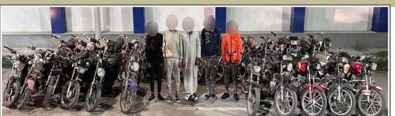 ضبط عصابة سرقة الدراجات النارية في بني سويف