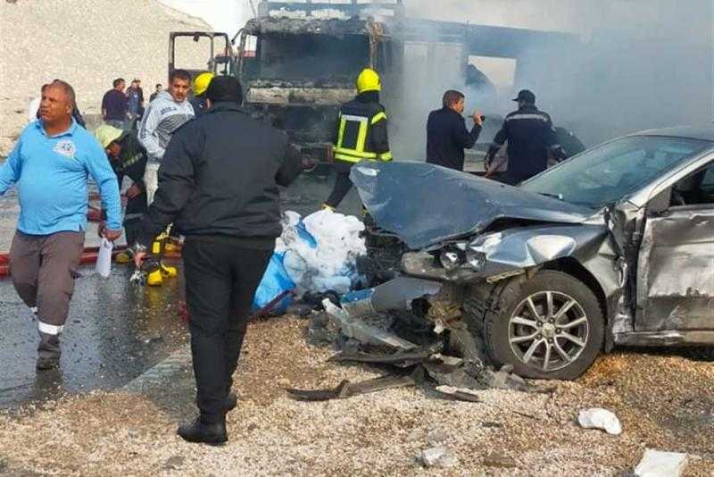 مصرع شخصين وإصابة 9 آخرين في حوادث متفرقة بأسوان