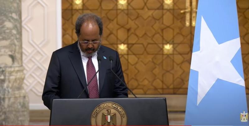 الرئيس الصومالي: مصر حليف تاريخي وشريك استراتيجي لنا